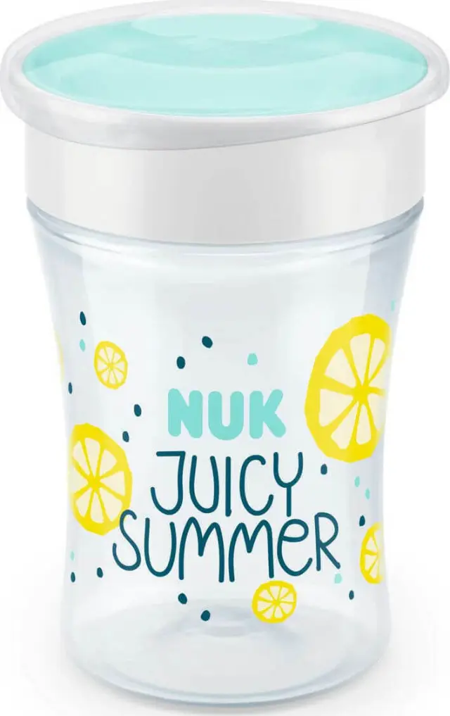 Nuk Fruits Magic Cup με Περιμετρικό Χείλος & Καπάκι 8m+ 230ml