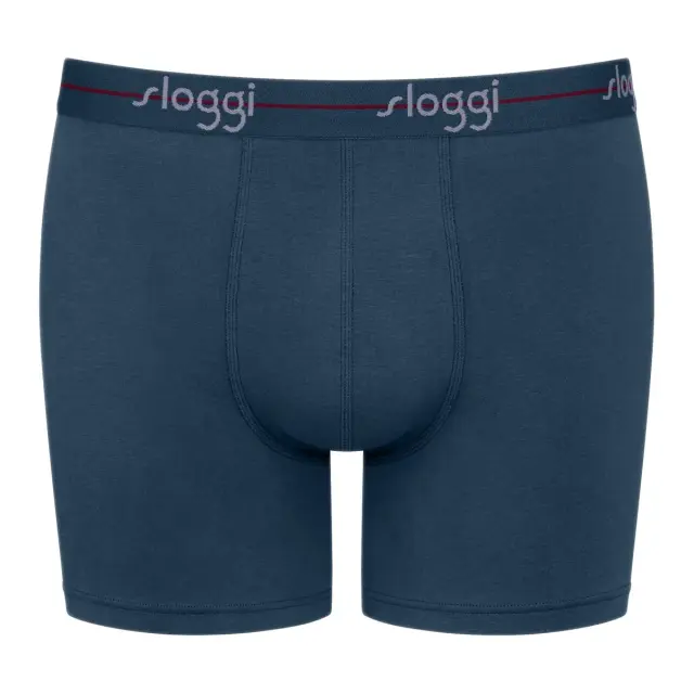 Sloggi Ανδρικό Boxer Start Short Box - Διπλό Πακέτο, Χρώμα Brown Combination 3