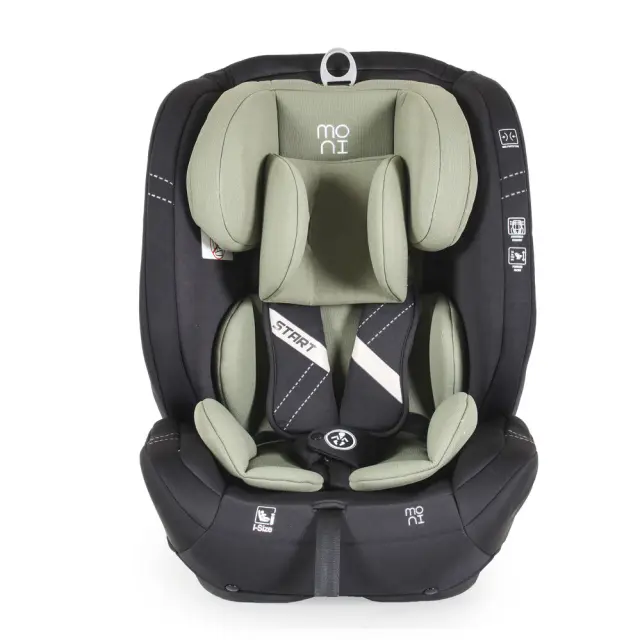 Moni Start Καθισματάκι Αυτοκινήτου i-Size 9-36 kg Green 3801005151950 3