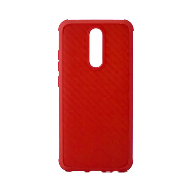 Θήκη Σιλικόνης Roar Carbon Armor Για Xiaomi Redmi 8 Κόκκινη
