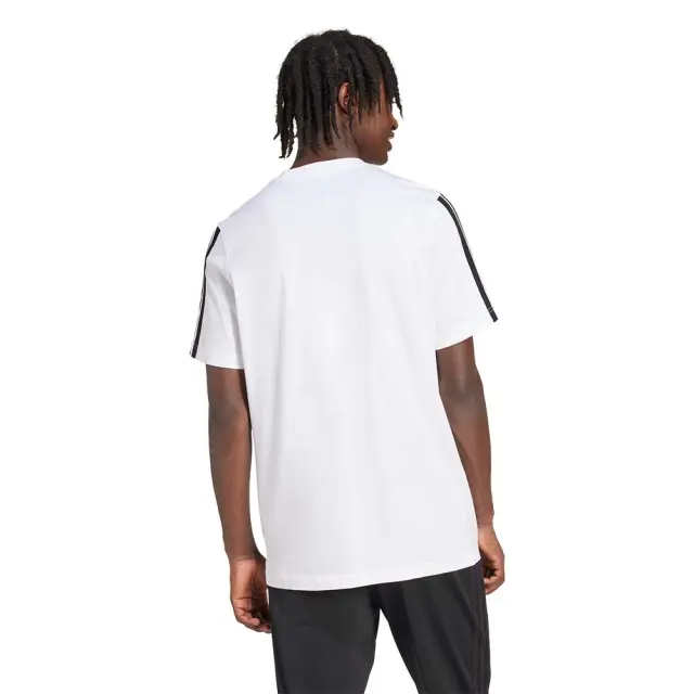 adidas Sportswear Men's 3Stripes Single Jersey T-Shirt Άσπρο JV6784 (adidas Sportswear) - XXLarge 2