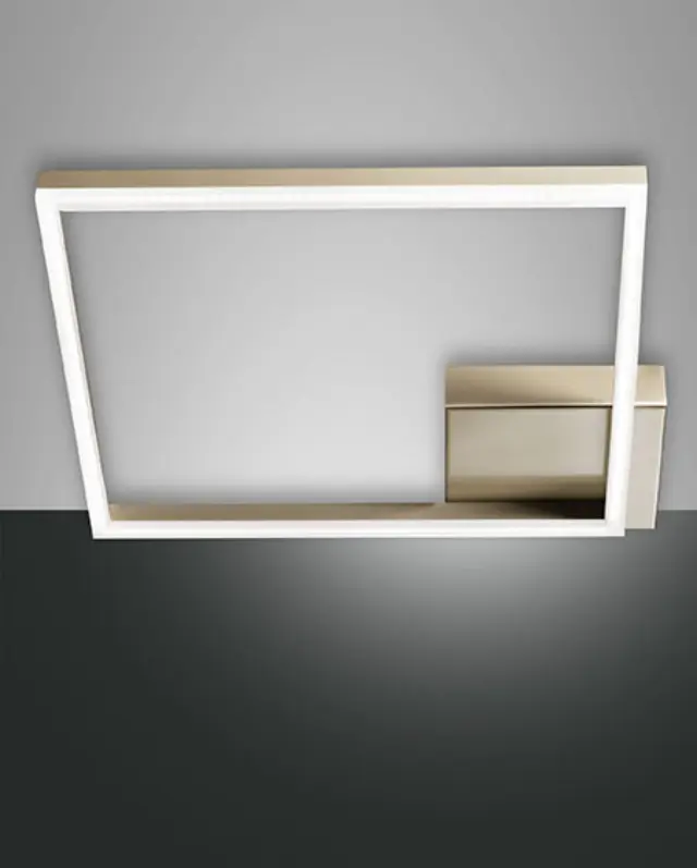 Bard 3394-61/62 φωτιστικό οροφής τετράγωνο led Χρυσό 3000k