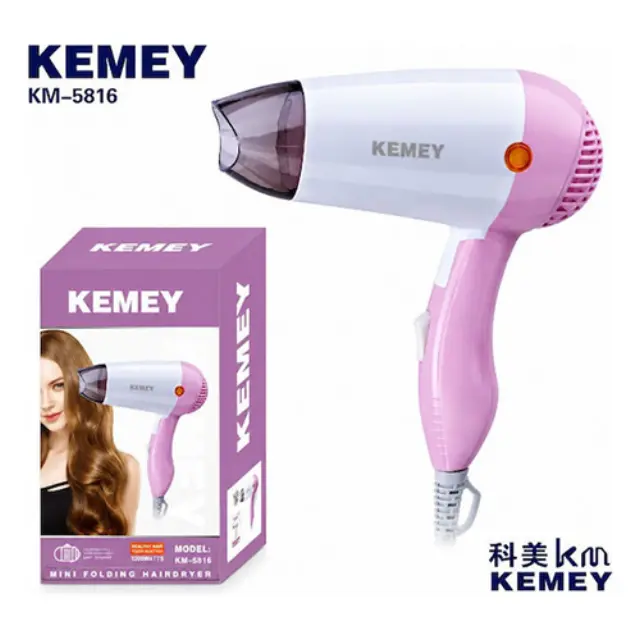 Kemei KM-5816 Πιστολάκι Μαλλιών Ταξιδίου 1200W 2