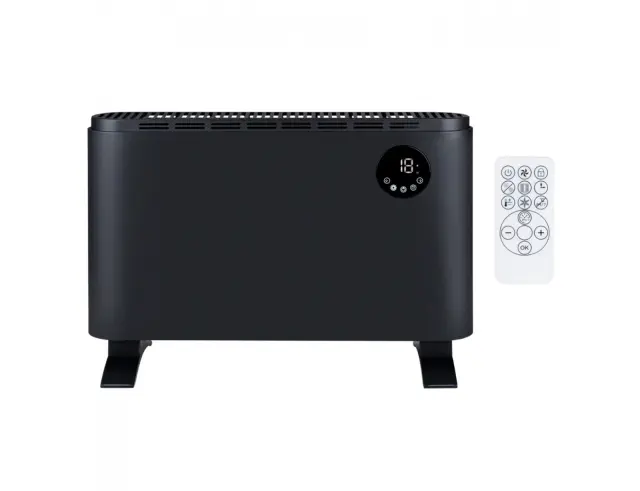 Θερμοπομπός ALPINA Digital Convection Heater με ισχύ 2000 W και 3 επίπεδο θέρμανσης - Black