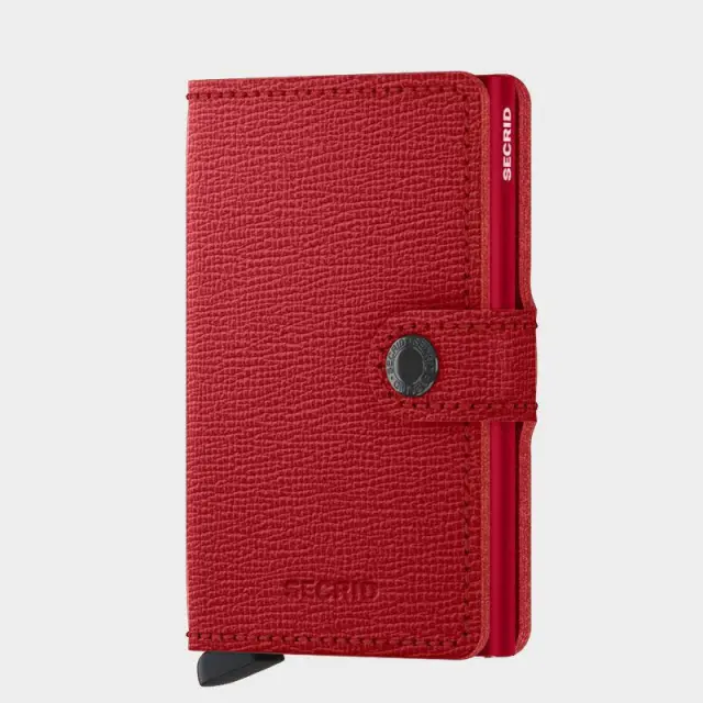 Δερμάτινο Πορτοφόλι Secrid Miniwallet Crisple Lipstick Κόκκινο - ONESIZE