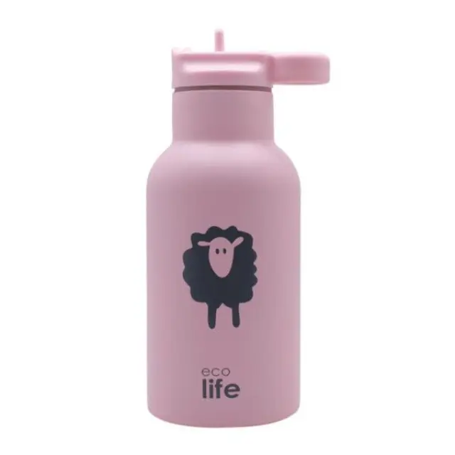 Ecolife Παιδικό Μπουκάλι Θερμός / Kids Thermos Bottle: Animals (4 σχέδια) Sheep
