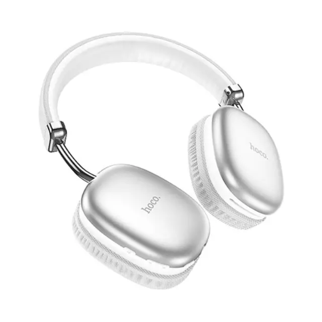 Hoco W35 Ασύρματα / Ενσύρματα Over Ear Ακουστικά με 40 ώρες Λειτουργίας Ασημί HOC-W35-SL 2