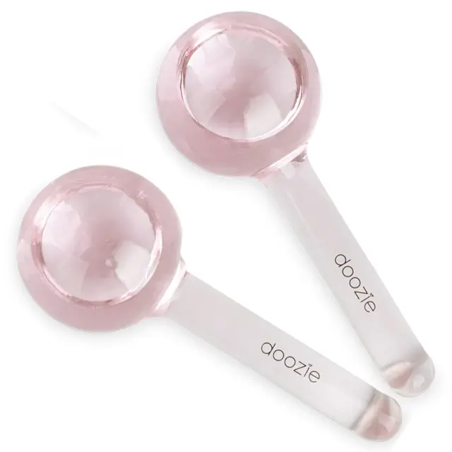 doozie - Facial Ice Globes 2-Pack Light Pink - Beauty
