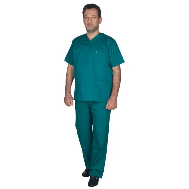Ιατρική Στολή Unisex – Σκούρο Πράσινο XXS-8XL - Large 3