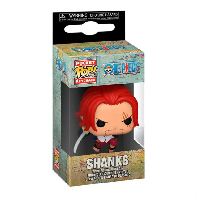 Φιγούρα μπρελόκ Funko Pocket Pop!: One Piece - Shanks #Vinyl Figure Keychain 2