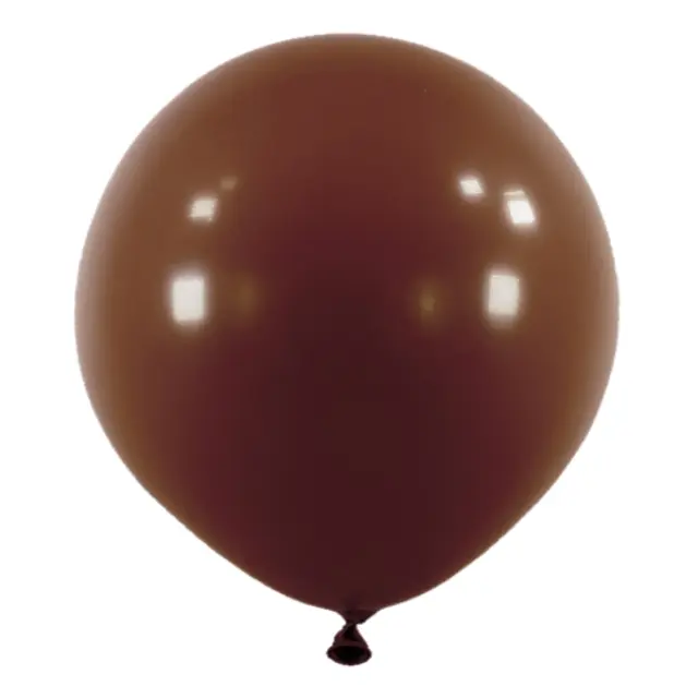 Μπαλόνια Λάτεξ 24 Καφέ / 4 τεμ - Chocolate