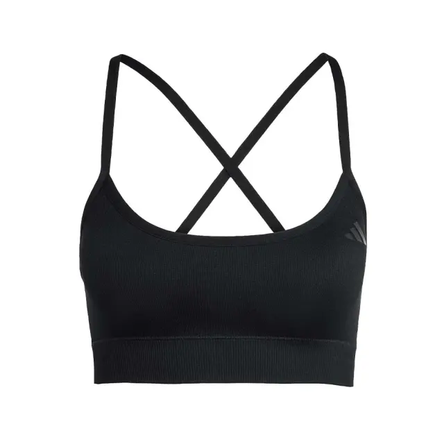 adidas Performance Women's Workout Essentials Knit Low Support Padded Bra Μαύρο KD9104 (adidas Performance)