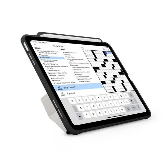Pipetto Origami No3 Pencil Case, black - iPad Air 13" 2024/2025/2026 2