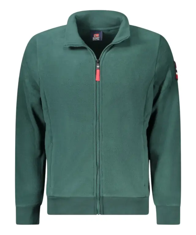 Norway Nautical School - Ανδρική Ζακέτα Φούτερ Fleece 859532-ALPINE Πράσινο