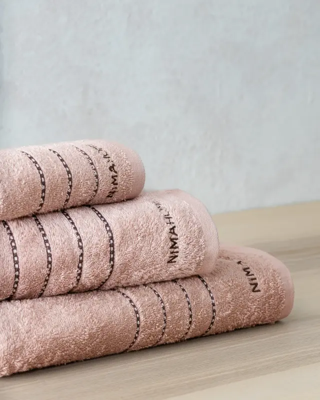 Nima Home Σετ Πετσέτες (30x50 + 50x90 + 70x140) - Razz Dusty Pink