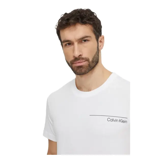 Calvin Klein Ανδρικό T-Shirt Crew Neck Tee CK Meta Legacy, Χρώμα Pvh Classic White - XL 3
