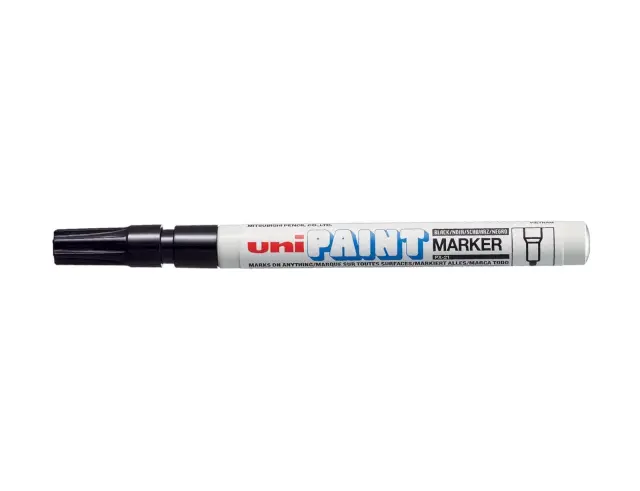 Μαρκαδόρος Σχεδίου Uni Paint Marker PX-21 Fine με πάχος μύτης 0.8-1.2mm - ΜαύροPX-21-MAYPO