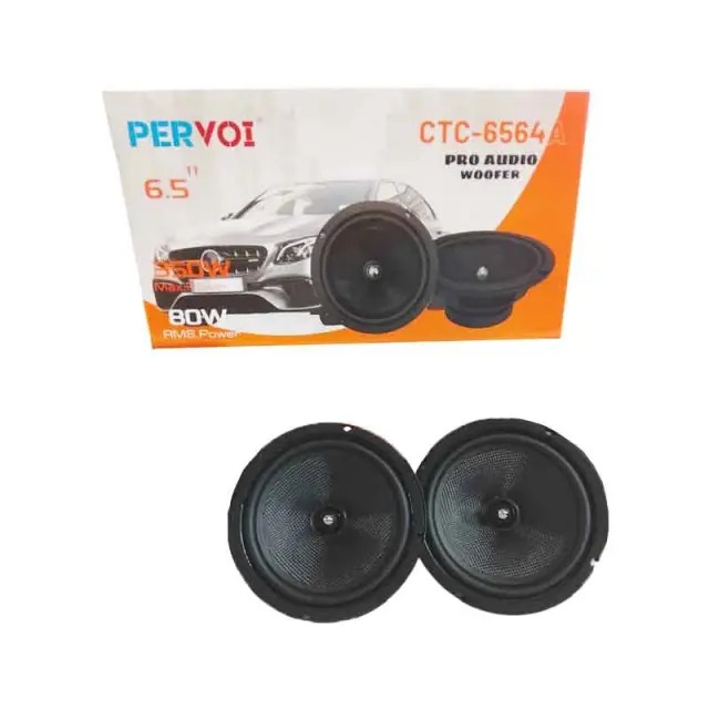 PerVoi Ηχεία Αυτοκινήτου 6.5" 350W Max 80W RMS CTC-6564A – Car Audio Woofer Speakers 350W Max 014496
