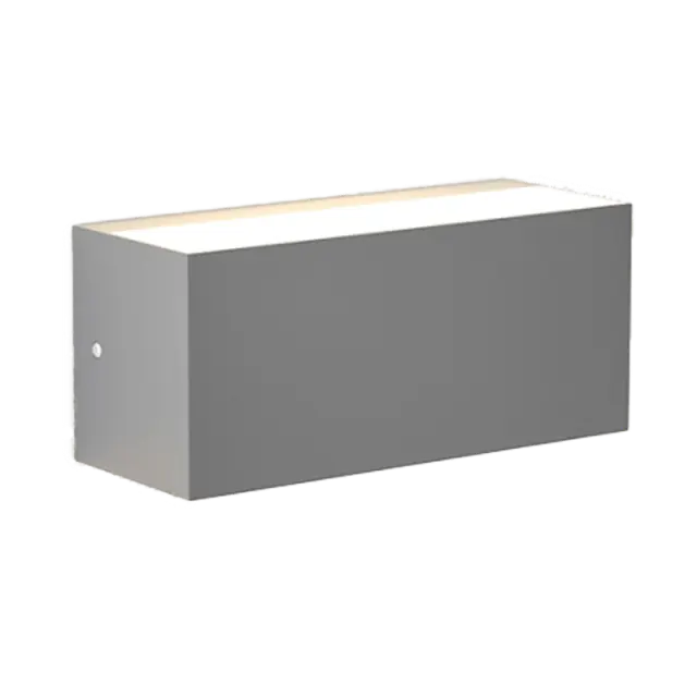 it-Lighting Martin LED 12W 3CCT Outdoor Up-Down Wall Lamp Grey D:22cmx9cm (80200730)
