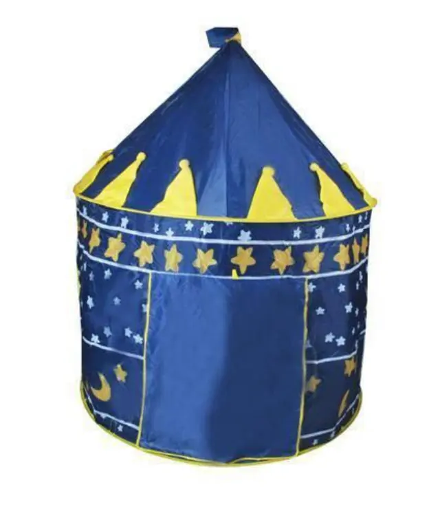 Παιδική Σκηνή Pop Up Tent, σε σχήμα κάστρου με ύψος 135cm σε μπλε χρώμα
