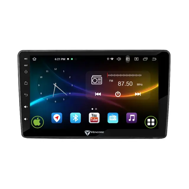 VenCore Οθόνη Multimedia Android 15 10.1" 9109A MTK6762 Octa-Core 2GB/32GB IPS με Πρόσοψη, CarPlay, Android Auto και Υποστήριξη Κάμερας Οπισθοπορείας AHD για Fiat 500L 2012-2018 – Μαύρη (3236-10008-0410B) 2