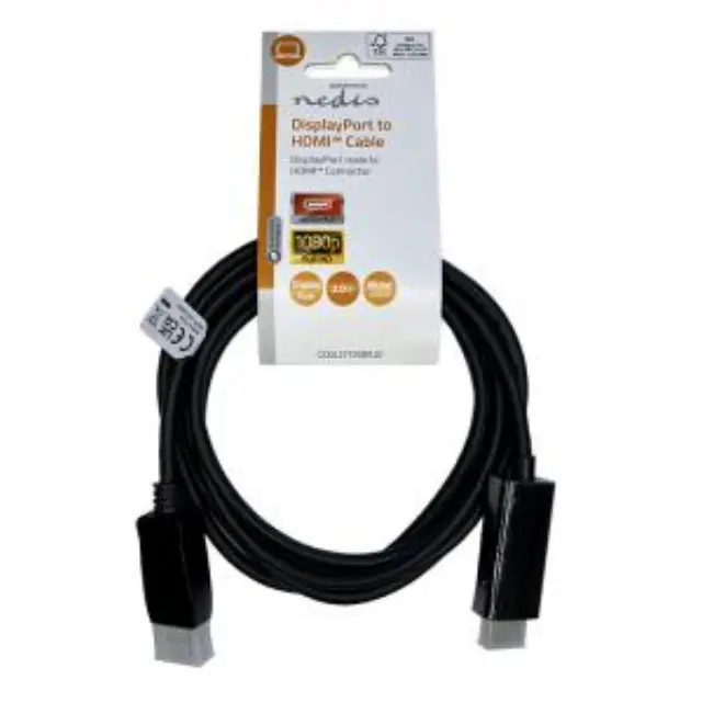 Καλώδιο εικόνας DisplayPort αρσ. - HDMI αρσ., 2.00m. 3