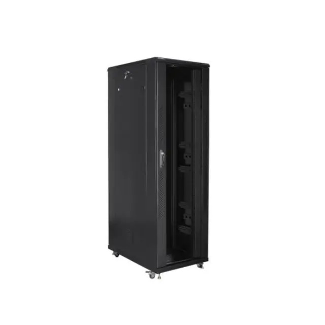 Lanberg Καμπίνα Rack 19" 42U 800x1200 Black (FF01-8242-12B)