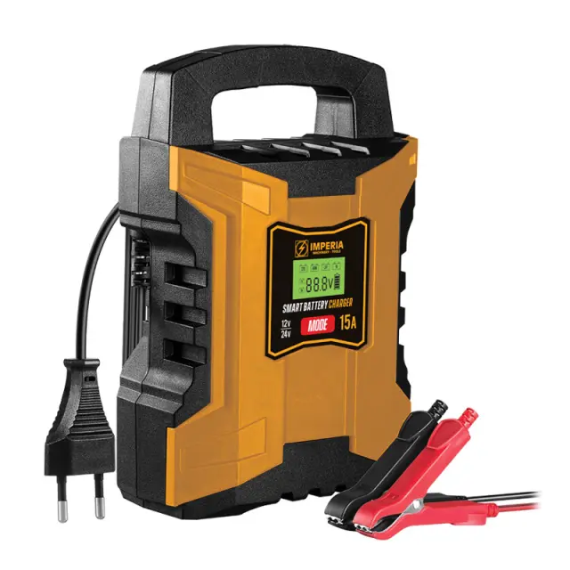 IMPERIA Φορτιστής Μπαταριών 12/24V 2A/8A/15A (60163)