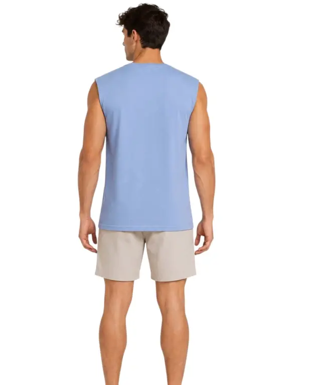 Norway Nautical School - Ανδρικό T-shirt Αμάνικο 835915-DENIM Γαλάζιο 2