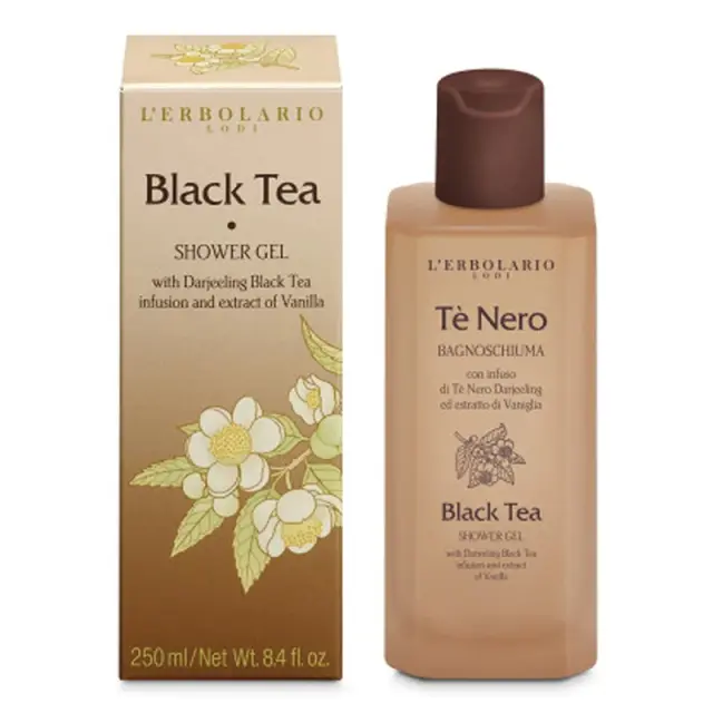 L Erbolario Black Tea Shower Gel Αφρόλουτρο Μαύρο Τσάϊ 250ml