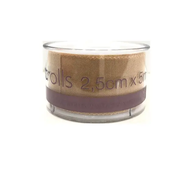AlfaShield Alfa Plast Fabric Medical Tape Rolls Μπεζ 1 Τεμάχιο - 5m x 2.5cm
