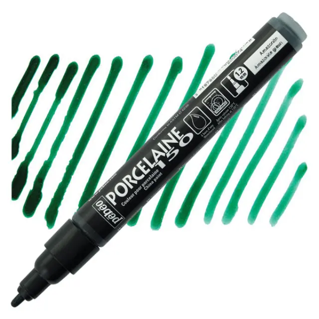 Pebeo Porcelaine Μαρκαδόρος Πορσελάνης - 07 Amazonite Green 1.2mm