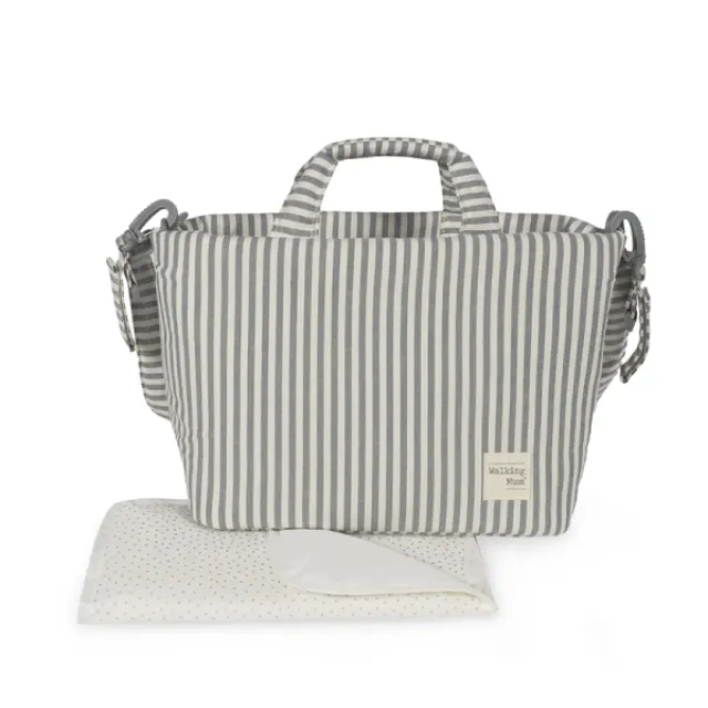 Τσάντα Αλλαξιέρα Praline Strips Matcha 44x29x12εκ.