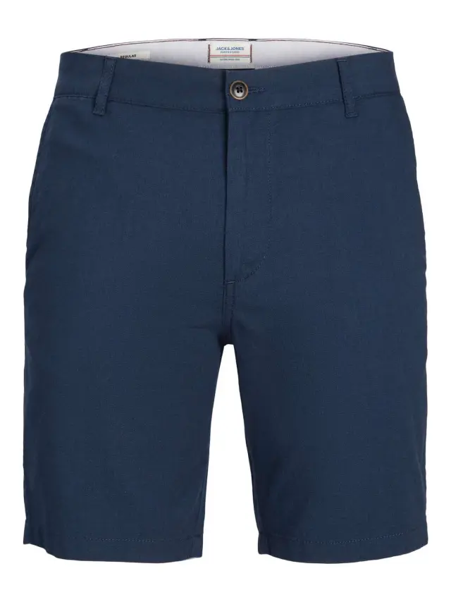 JPSTDAVE JJLINEN SHORTS Navy Blazer