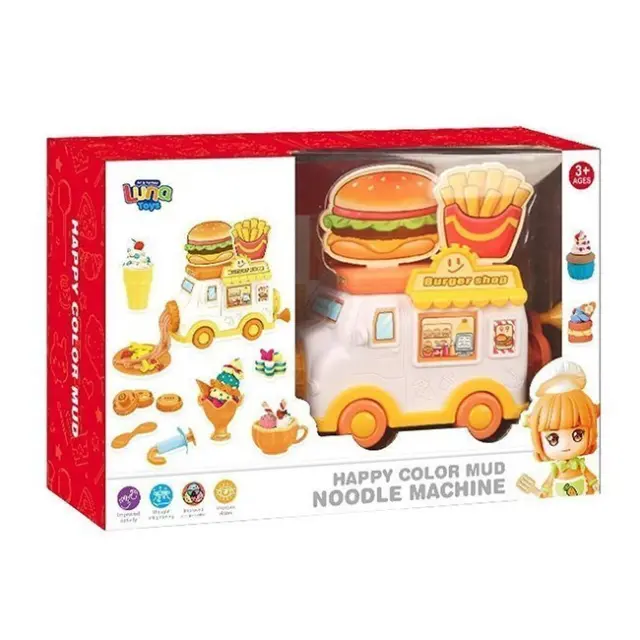 Luna Πλαστοζυμαράκια Καντίνα με Burger 10 Χρώματα (000623490)