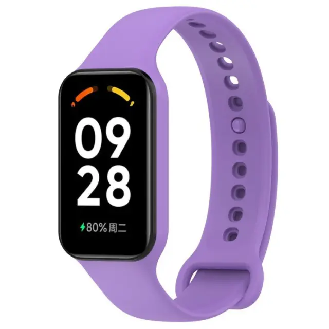 Ανταλλακτικό Λουράκι Σιλικόνης για Xiaomi Redmi Smart Band 2/8 Active - Purple OEM