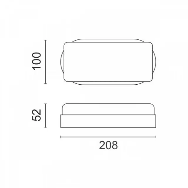 Απλίκα Led Οβάλ Εξωτρικού Χώρου 18W 4000K IP54 Spotlight 7769 2