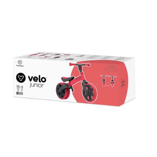 Y Velo Junior New Red - Κόκκινο ποδήλατο ισορροπίας 3