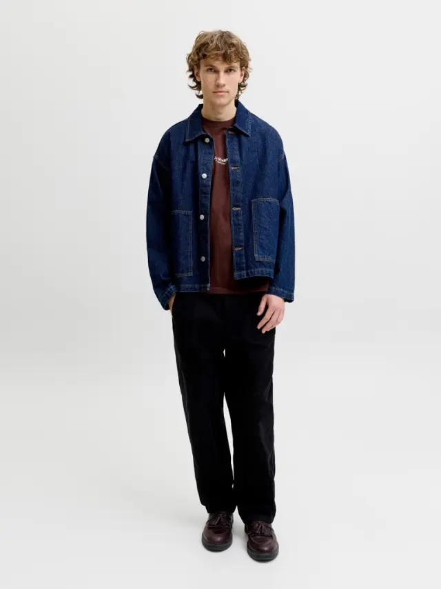 JJESOHO TEE SS CREW NECK NOOS - Bitter Chocolate 2