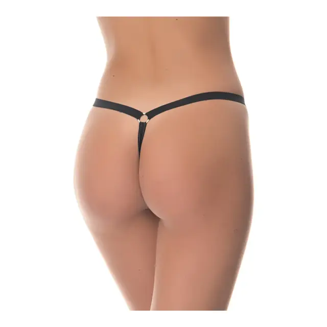 FMS Γυναικείο G-String Ανοιχτό Αλυσίδες, Χρώμα Μαύρο - S-M 3