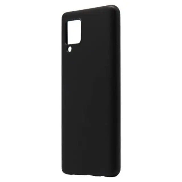 Θήκη Liquid Silicon inos Samsung Galaxy A42 5G L-Cover Μαύρο N54050