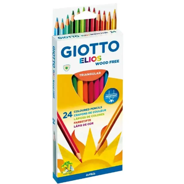 Giotto Ξυλομπογιες 12 Τεμαχια Elios Wood Free (000275800)