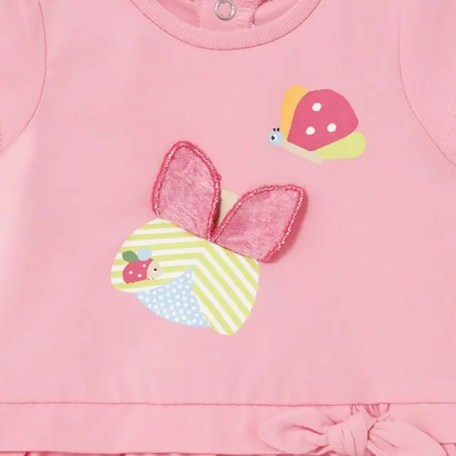 Baby 6 μηνών έως 4 ετών Φόρεμα Better Cotton νέκταρ 2