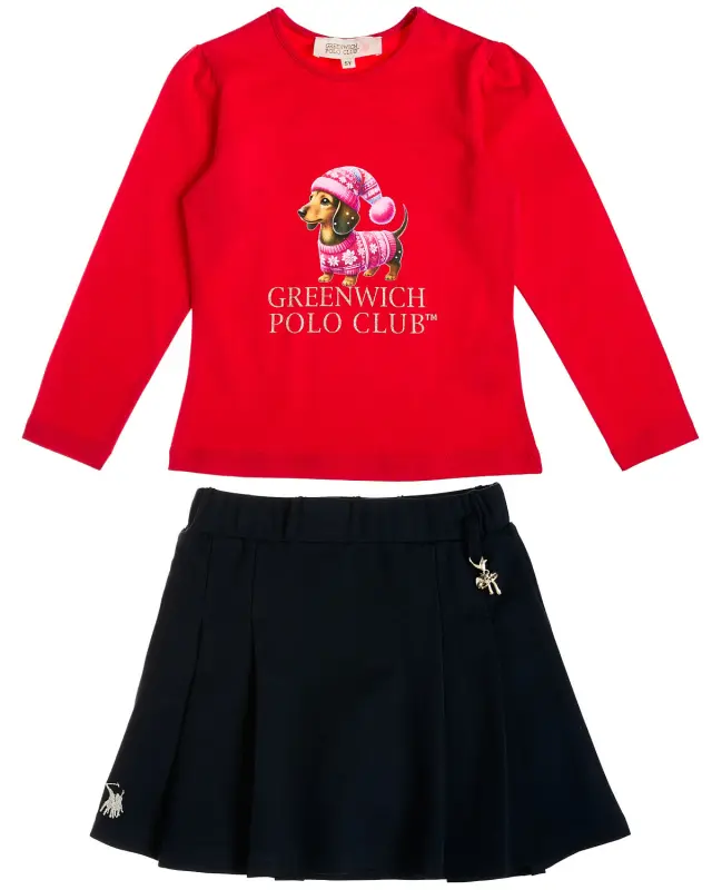 Σετ Greenwich Polo Club με κέντημα και glitter στοιχεία
