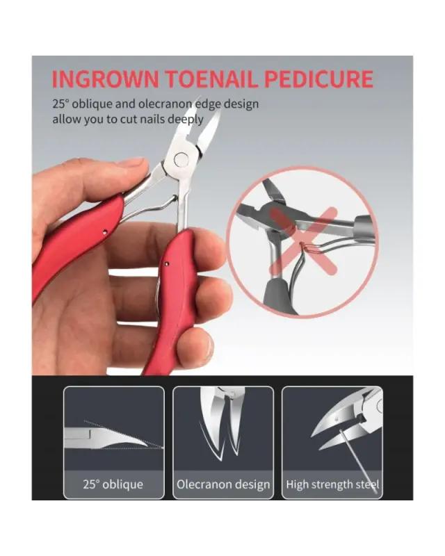 Σετ 8 ατσάλινα εργαλεία pedicure σε κασετίνα OEM 3