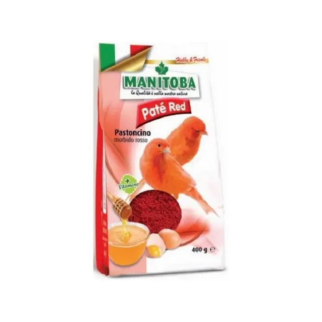 Manitoba Pate Red - Αυγοτροφή για Κόκκινα Καναρίνια - 400g