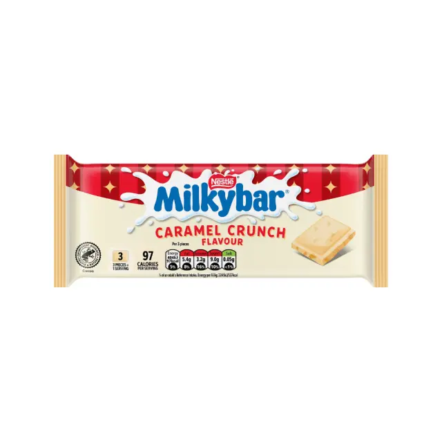 Milkybar Caramel Crunch 90gr (ΠΡΟΣΟΧΗ! Λιώνει!)