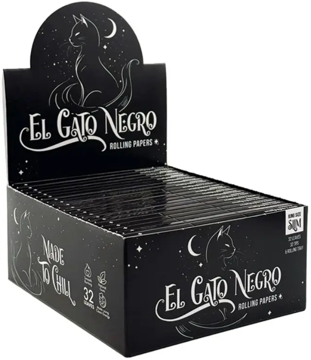 El Gato Negro Συλλεκτικά Premium Χαρτάκια - Μαύρο Χαρτάκι KS Slim & Tips 3