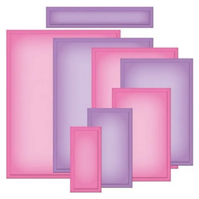 Μήτρες Spellbinders ,Matting Basics A, σετ 8 τεμ.