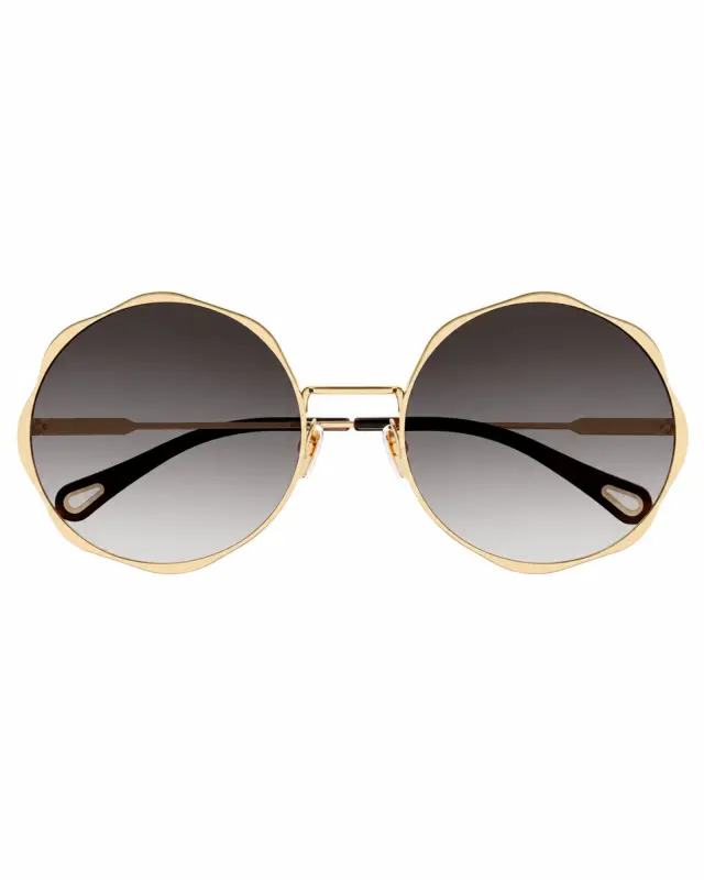 Chloé CH0184S 001 Γυναικεία Γυαλιά Ηλίου Χρυσά - 59 mm 3